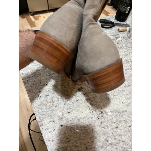 Tecovas Lucy Sueded Leather Bootie - Size 10 - Picture 5 of 6
